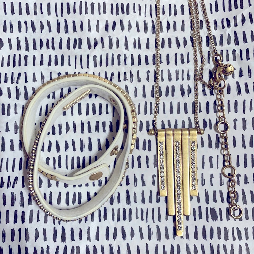 {Stella&dot} bracelet + {J.Crew} necklace!